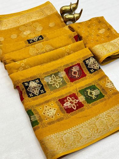 Vastrangan bandhani print surath sarees price